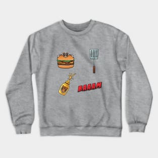 Funny Grilling | Mustard Tiger Crewneck Sweatshirt